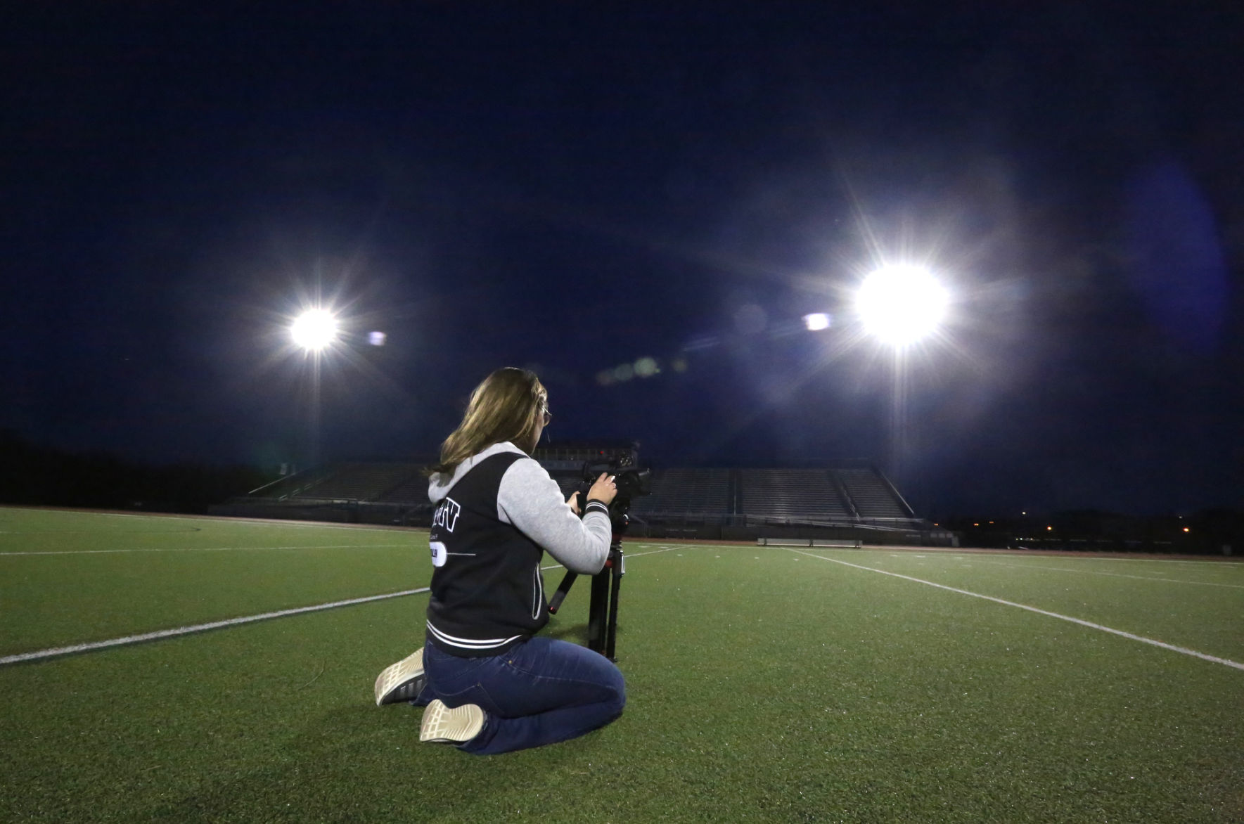 High school lights during Covid19